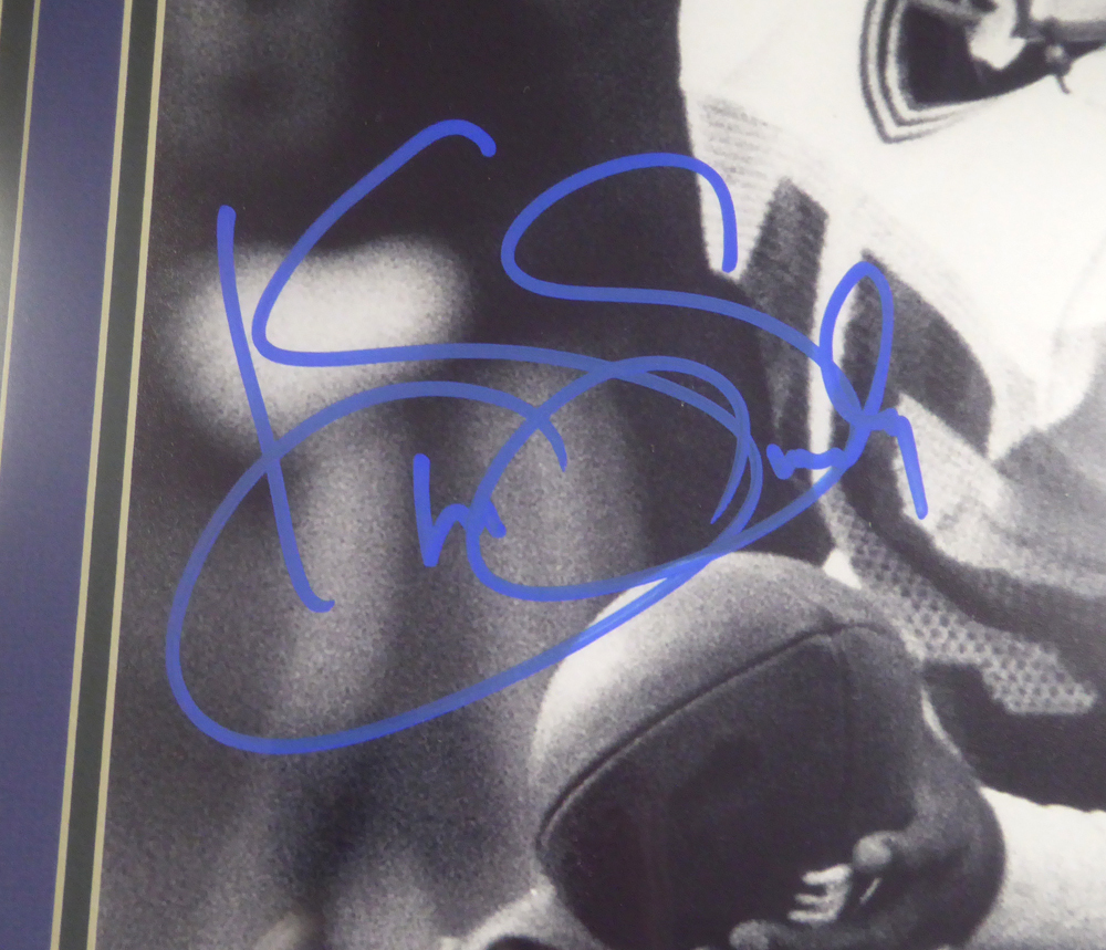 Kenny Easley Autographed Framed 16X20 Photo Seattle Seahawks Mcs Holo #107948 Image a