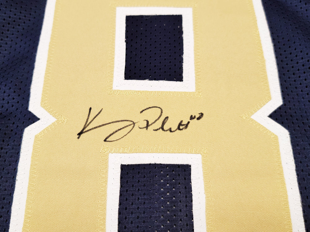 Pittsburgh Panthers Kenny Pickett Autographed Navy Jersey Beckett Beckett Qr #202976 Image a