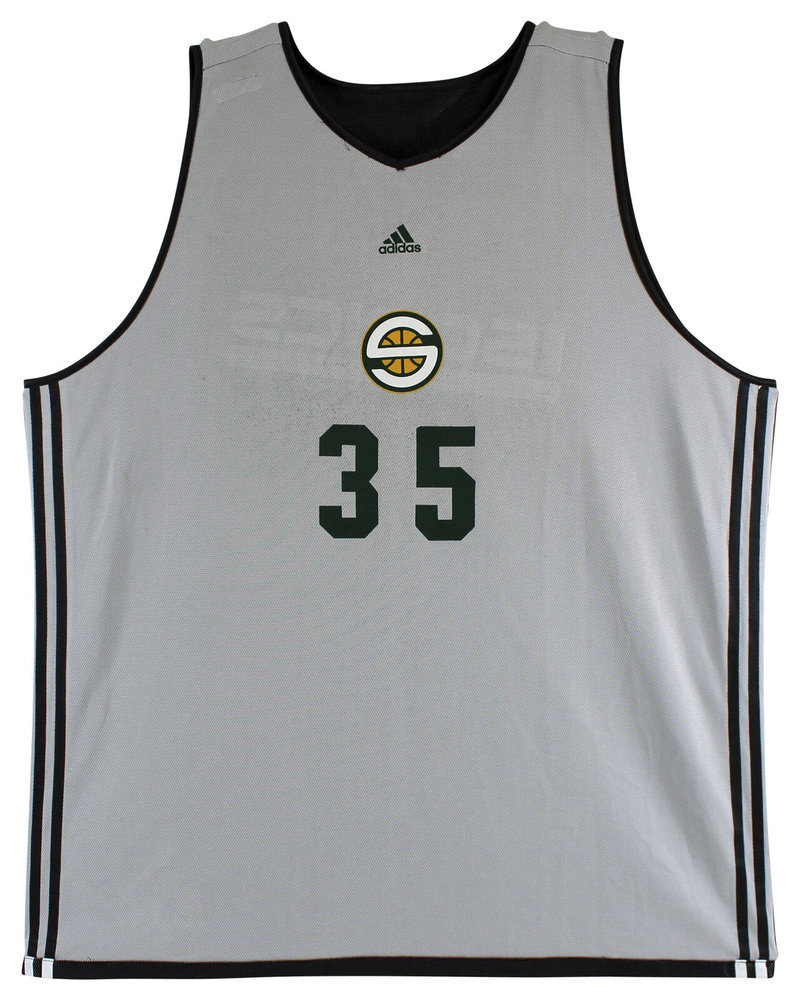 Kevin Durant Autographed Signed Game Worn 2007 Adidas Summer League Rookie Jersey Beckett Mears Image a