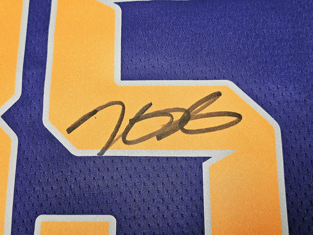 Phoenix Suns Kevin Durant Autographed Signed Purple Nike Icon Edition Jersey Size 48 Beckett Beckett Qr #215769 Image a