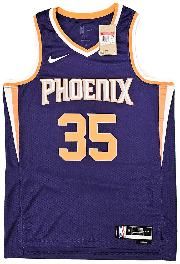 Phoenix Suns Kevin Durant Autographed Signed Purple Nike Icon Edition Jersey Size 48 Beckett Beckett Qr #215769 Image a