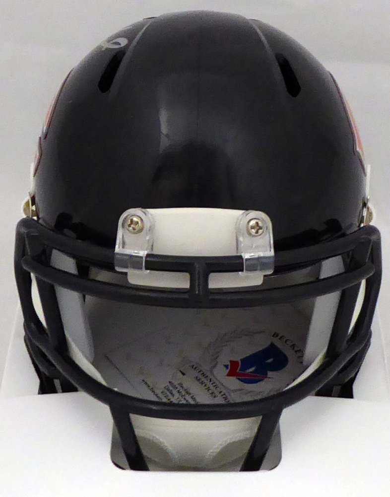 Khalil Mack Autographed Signed Chicago Bears Mini Helmet Beckett Beckett #148626 Image a