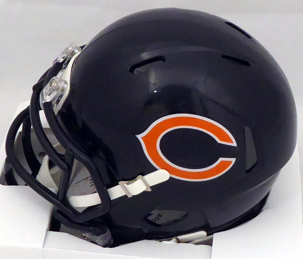 Khalil Mack Autographed Signed Chicago Bears Mini Helmet Beckett Beckett #148626 Image a
