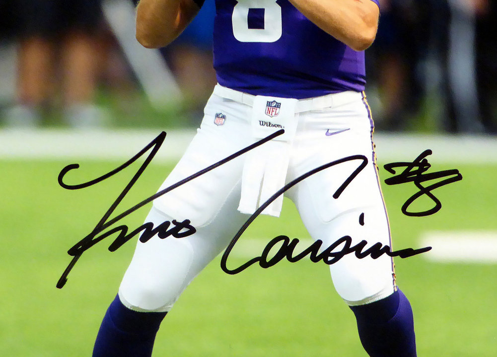 Kirk Cousins Autographed Signed 16X20 Photo Minnesota Vikings Beckett Beckett Image a