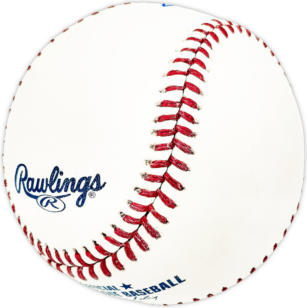 Kris Medlen Autographed Official MLB Baseball Atlanta Braves, Kansas City Royals #226131 Image a