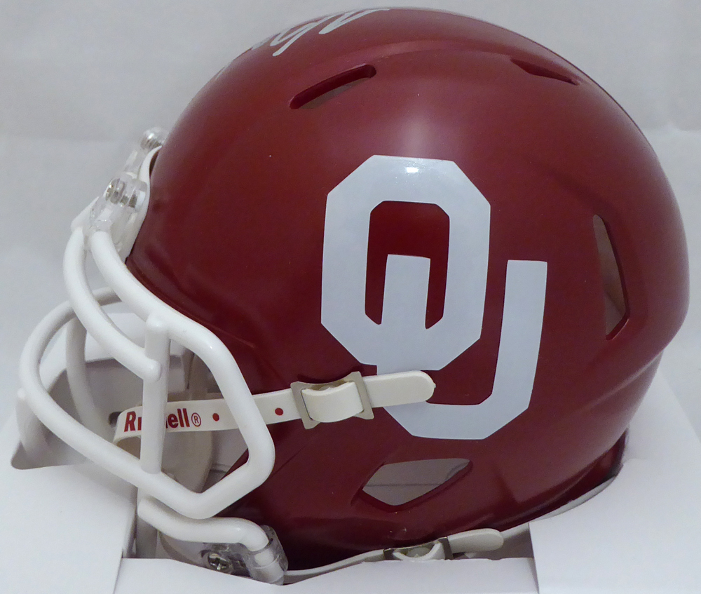 Kyler Murray Autographed Signed Oklahoma Sooners Speed Mini Helmet Beckett Beckett Image a