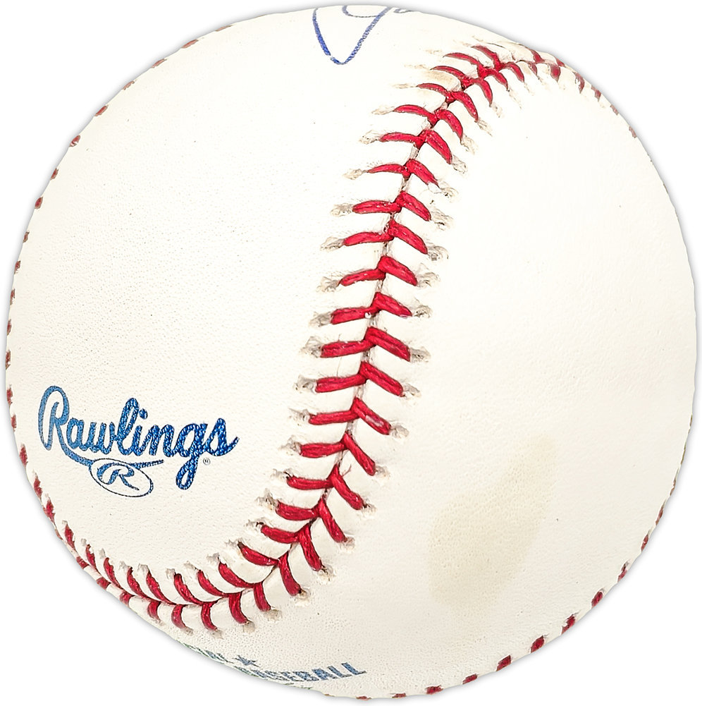 Lance Niekro Autographed Official MLB Baseball San Francisco Giants #227515 Image a