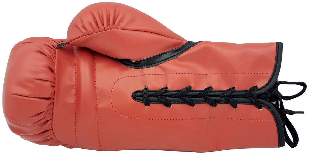 Larry Holmes Autographed Red Everlast Boxing Glove Rh JSA Image a