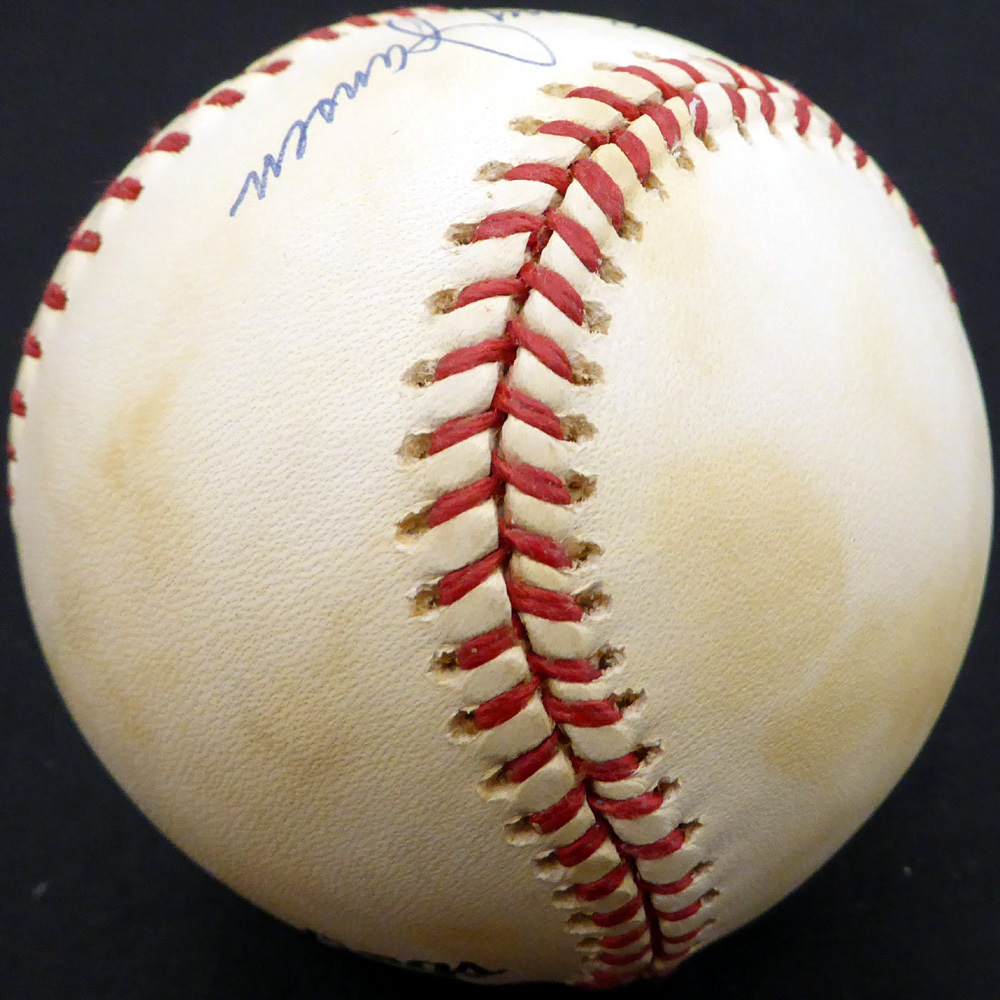 Larry Jansen Autographed Official Nl Baseball New York Giants Beckett Beckett Image a