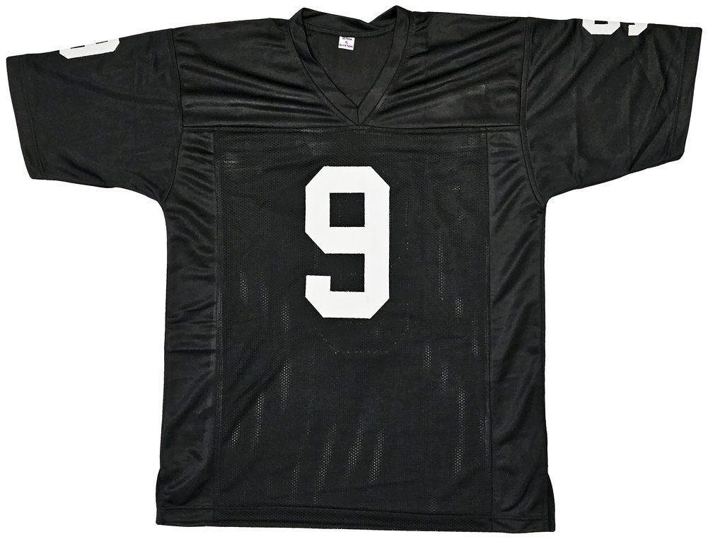 Las Vegas Raiders Tyree Wilson Autographed Signed Black Jersey Beckett Beckett Witness #217964 Image a