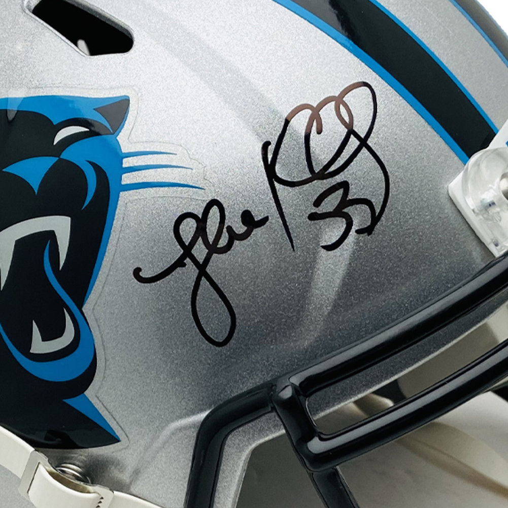 Luke kuechly signed helmet best sale