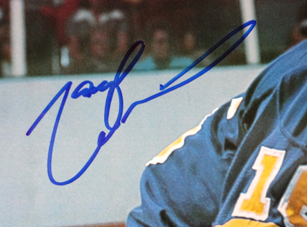Marcel Dionne Autographed Magazine Poster Photo Los Angeles Kings PSA/DNA Image a
