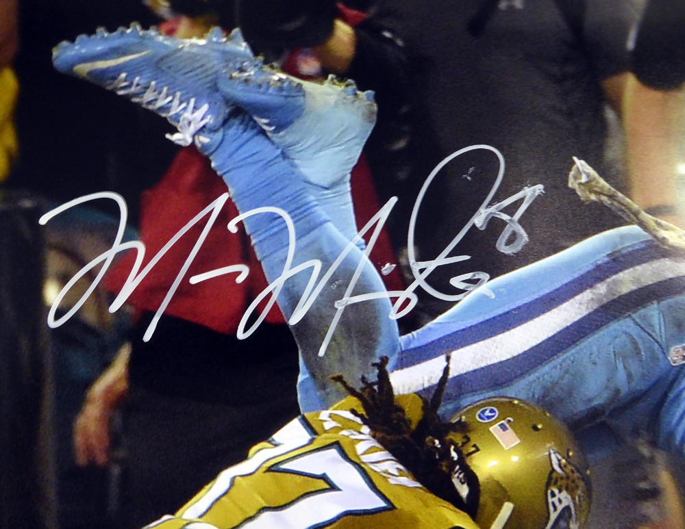 Marcus Mariota Autographed 16X20 Photo Tennessee Titans Mm Holo #01907 Image a