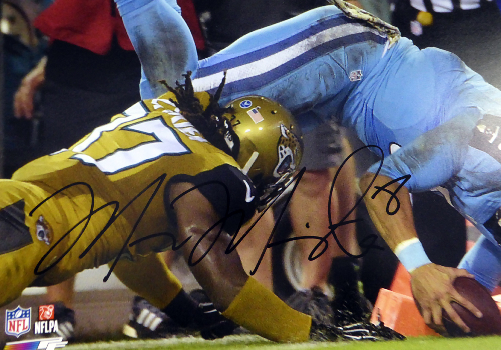 Marcus Mariota Autographed 16X20 Photo Tennessee Titans Mm Holo #01922 Image a