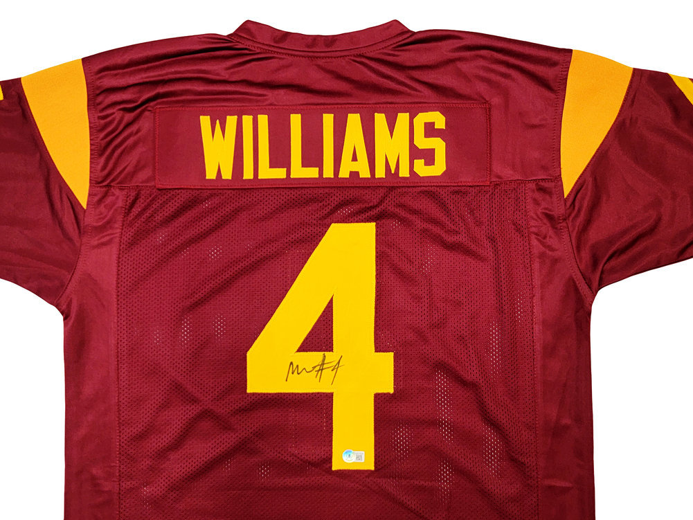 Usc Trojans Mario Williams Autographed Maroon Jersey Beckett Beckett Witness #207230 Image a
