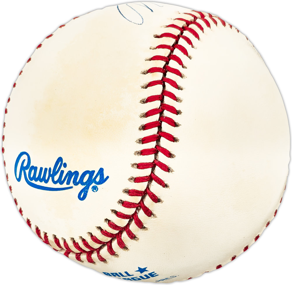 Marty Cordova Autographed Official Al Baseball Minnesota Twins #225592 Image a