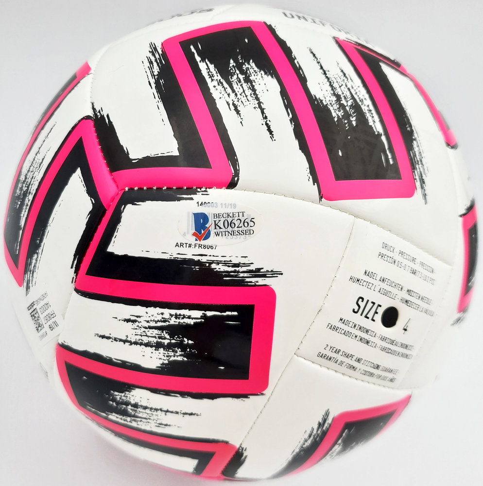 Mason Mount Autographed Adidas Soccer Ball Chelsea F.C. Beckett Beckett Image a