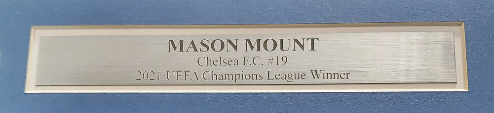 Mason Mount Autographed Framed 11X14 Photo Chelsea F.C. Beckett Beckett Image a