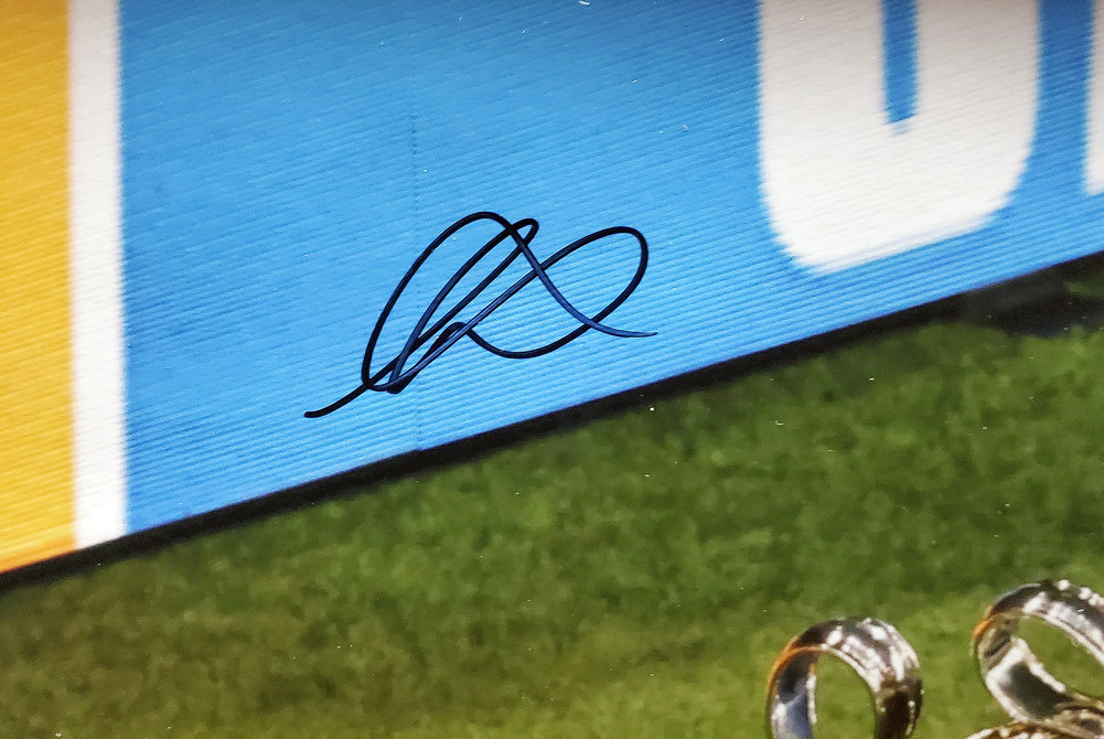 Mason Mount Autographed Framed 11X14 Photo Chelsea F.C. Beckett Beckett Image a