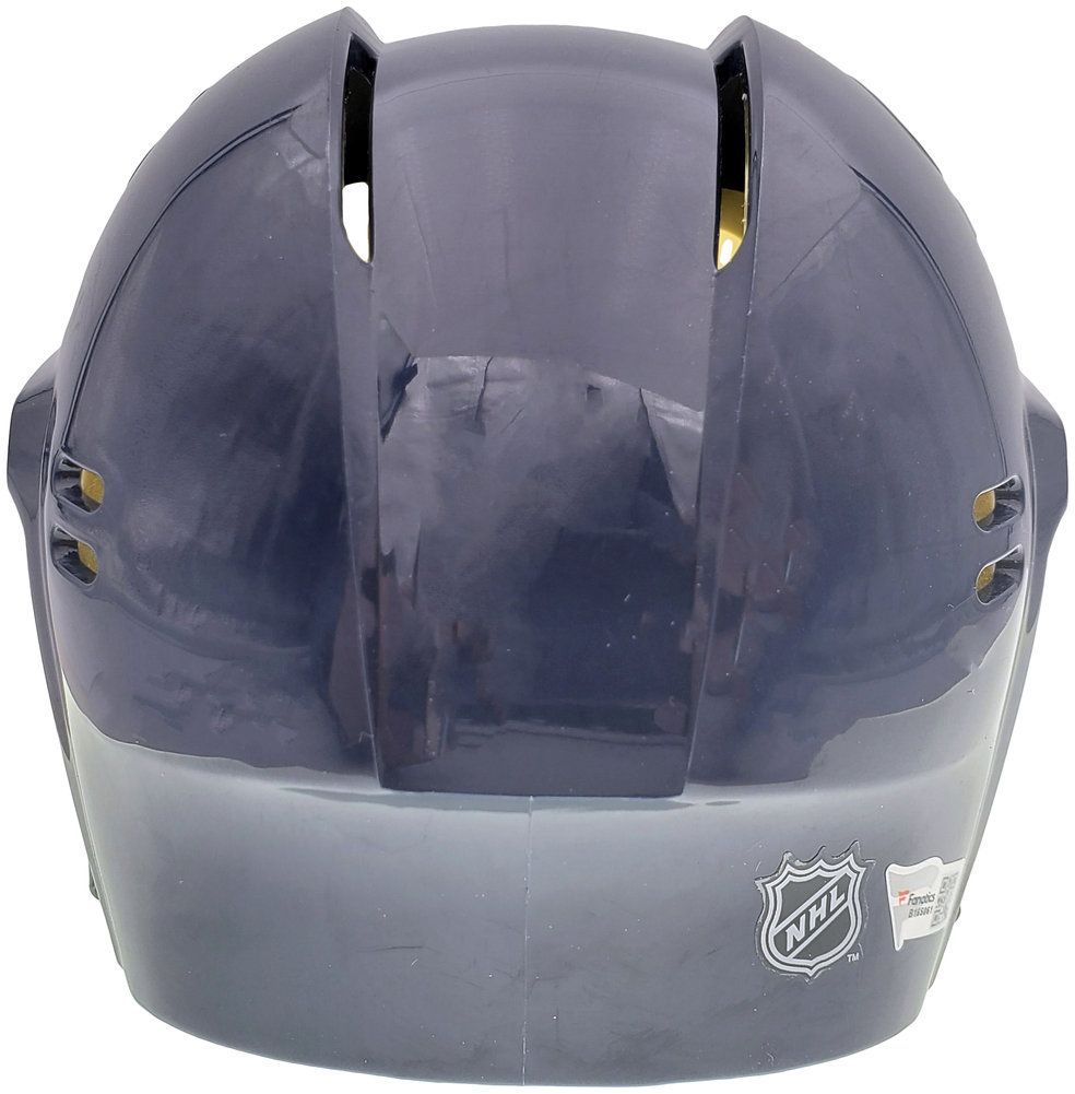 Matty Beniers Autographed Seattle Kraken Blue Mini Helmet Fanatics Holo #197214 Image a