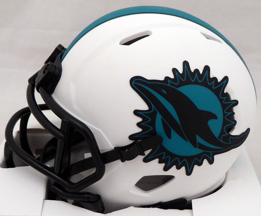 Mercury Morris Autographed Miami Dolphins White Mini Helmet 1972