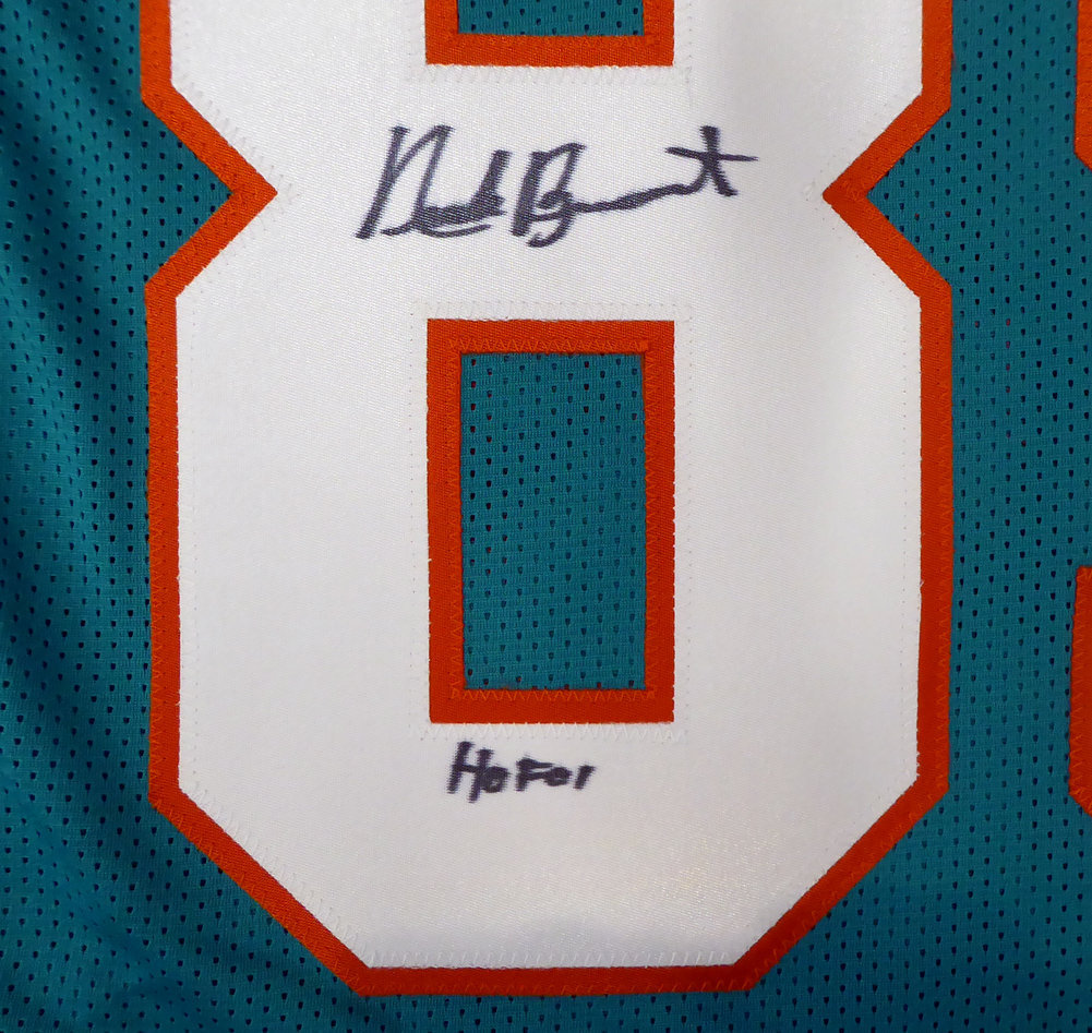 Miami Dolphins Nick Buoniconti Autographed Teal Jersey "HOF 01" PSA/DNA Image a
