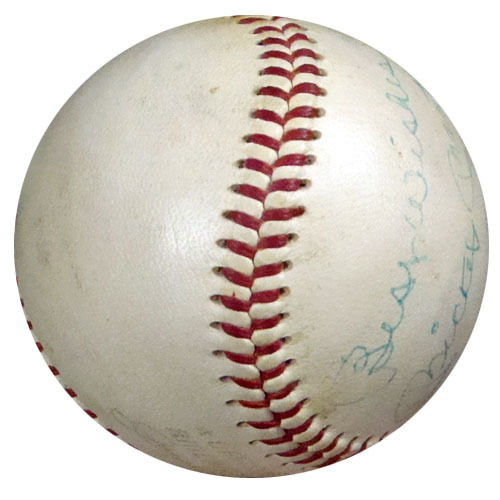 Mickey Manlte Autographed Signed Al Cronin Baseball New York Yankees "Best Wishes" PSA/DNA Image a