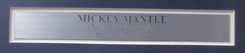Mickey Manlte Autographed Signed Framed 11X14 Photo New York Yankees Beckett Beckett Image a