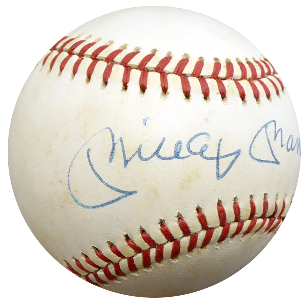 Mickey Mantle Autographed Signed Official AL Baseball New York Yankees