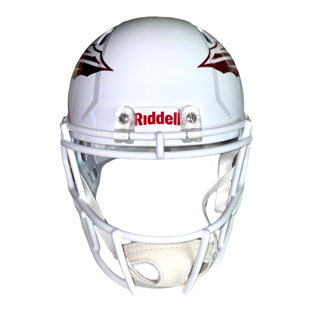 Mike Norvell Autographed Signed Florida State Seminoles Riddell Full Size Alt White Speed Replica Helmet w/Go Noles! Image a
