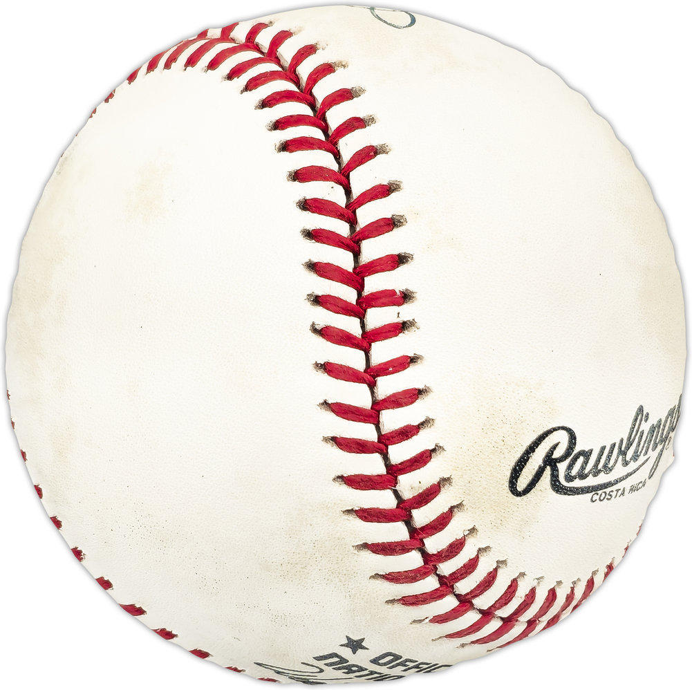 Mike Schmidt Autographed Official Nl Baseball Philadelphia Phillies Beckett Beckett Qr #Bl93474 Image a