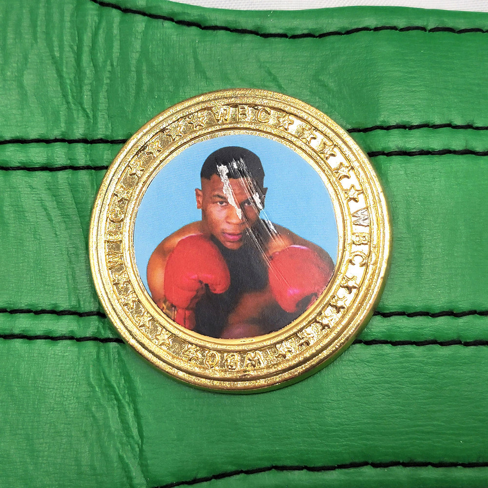 Mike Tyson Autographed World Champion Wbc Belt Beckett Beckett Witness #Wx99794 Image a