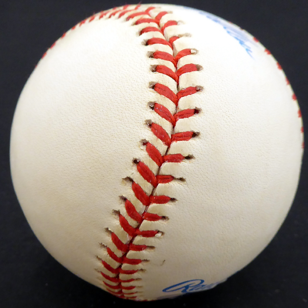 Mike Wallace Autographed Signed AL Baseball New York Yankees St. Louis Cardinals - Beckett Authentic