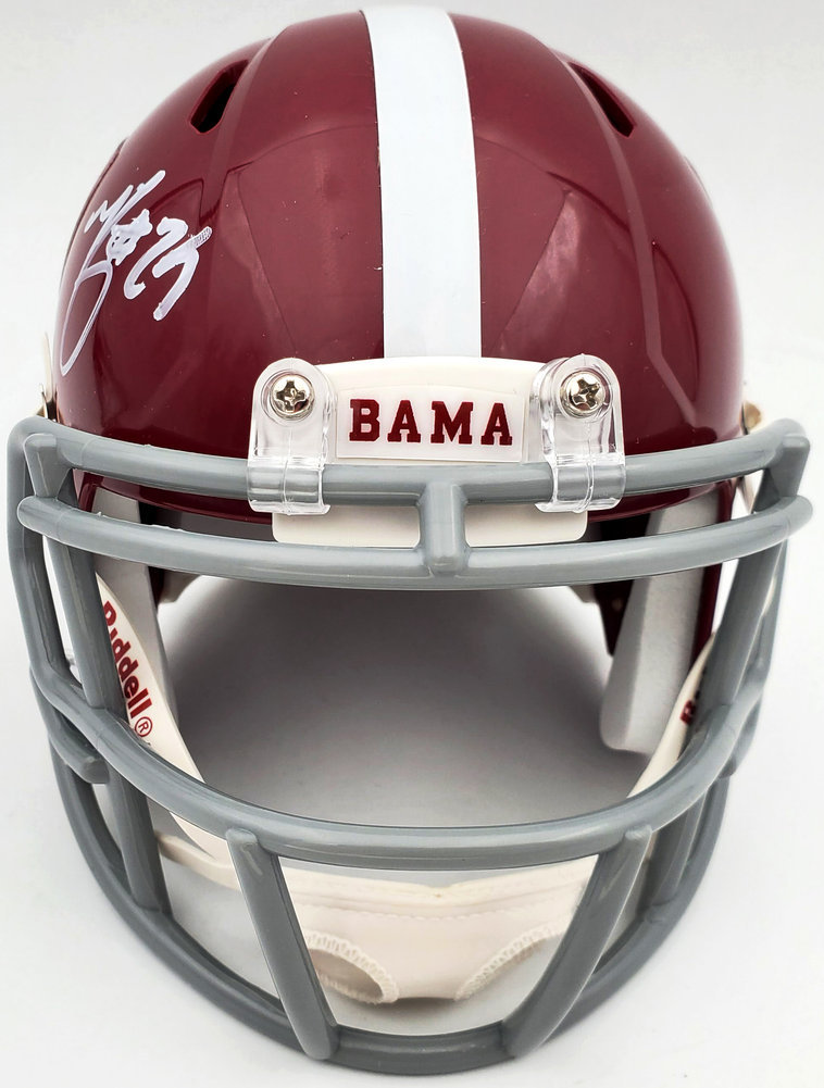Minkah Fitzpatrick Autographed Alabama Crimson Tide Speed Mini Helmet Beckett Beckett Image a