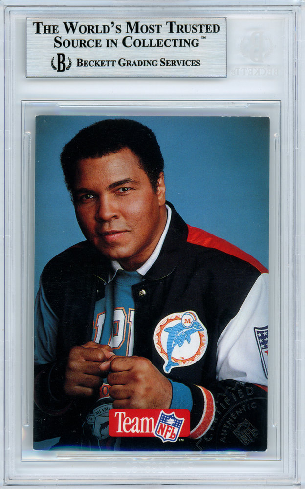 Muhammad Ali Autographed Signed 1992 Proline Card - Beckett Authentic Image a