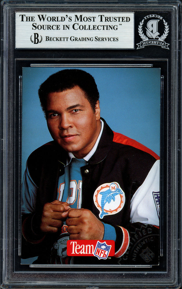 Muhammad Ali Autographed Signed 1992 Proline Portraits Card #1A Beckett BAS #11628284 Image a