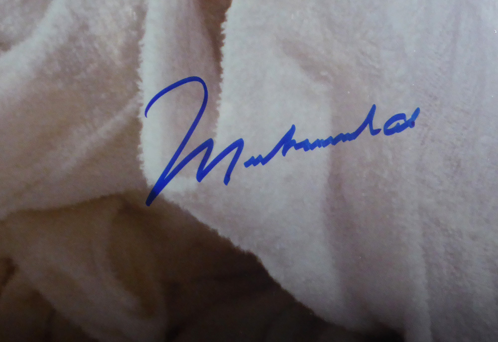 Muhammad Ali Autographed Framed 16X20 Photo JSA Image a