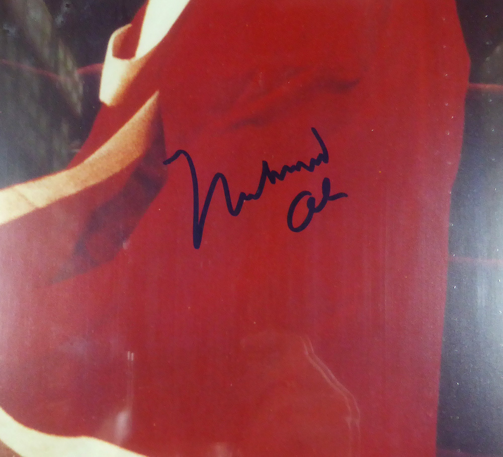Muhammad Ali Autographed Framed 16X20 Photo PSA/DNA Image a