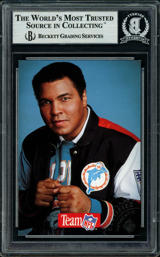 Muhammad Ali Autographed Signed Memorabilia 1992 Proline Portraits Card - Beckett Authentic Image a