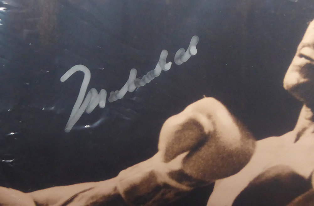 Muhammad Ali & Ken Norton Autographed Signed Framed 16x20 Photo Beckett BAS #A53365 Image a