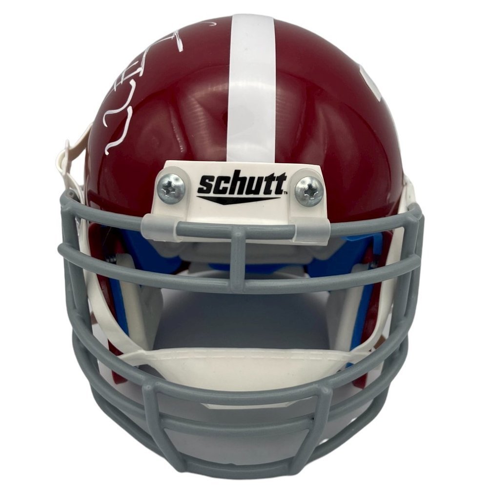 Najee Harris Signed Alabama Crimson Tide Schutt Mini Helmet - Fanatics Image a