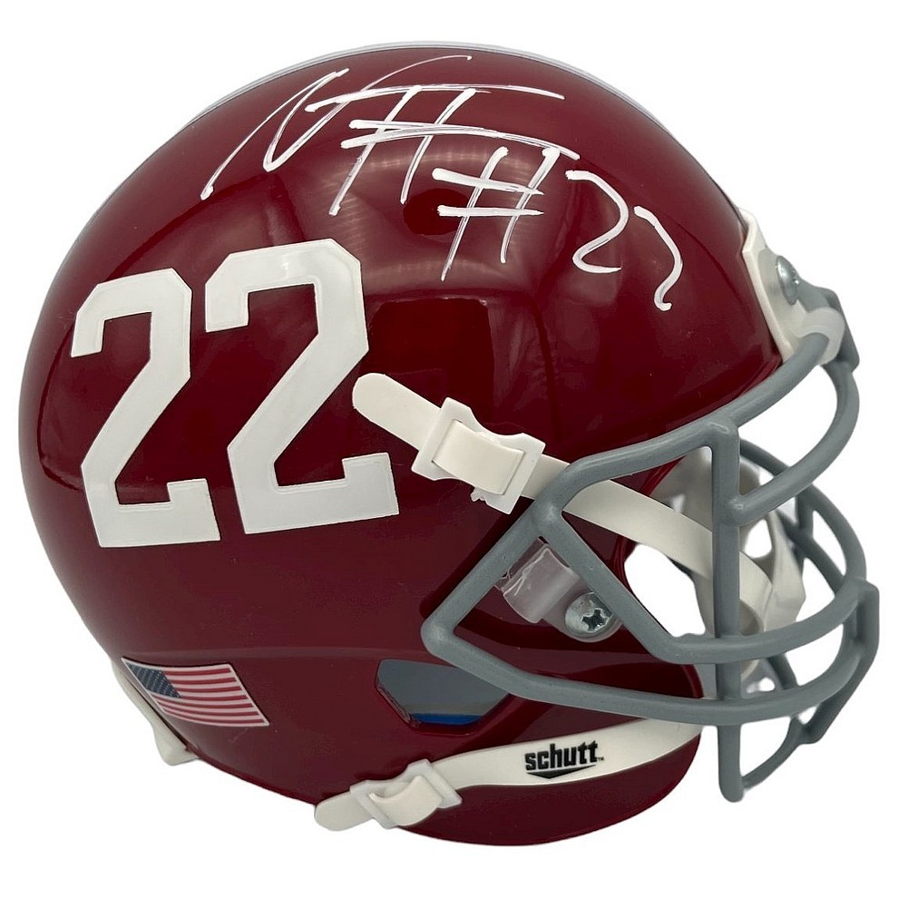 Najee Harris Signed Alabama Crimson Tide Schutt Mini Helmet - Fanatics Image a