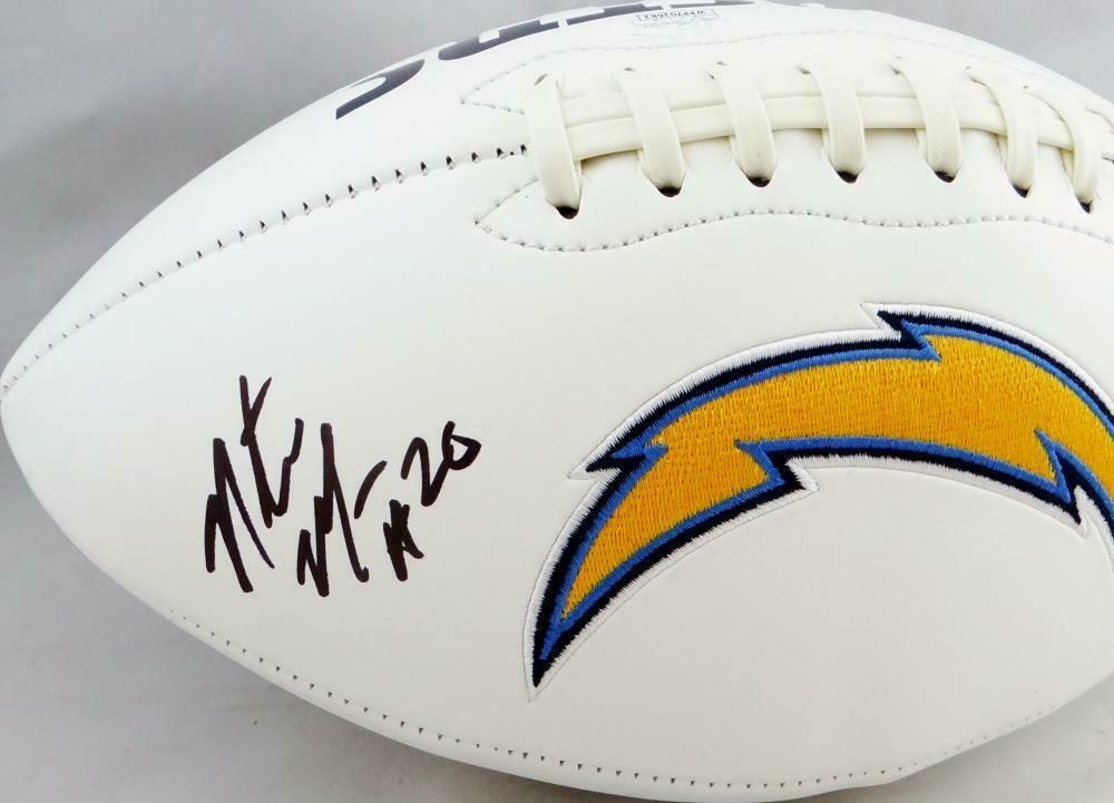 Natrone Means Autographed Signed San Diego Chargers Logo ...