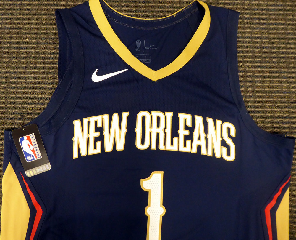 Zion Williamson New Orleans Pelicans Deluxe Framed Autographed White Nike Swingman Jersey
