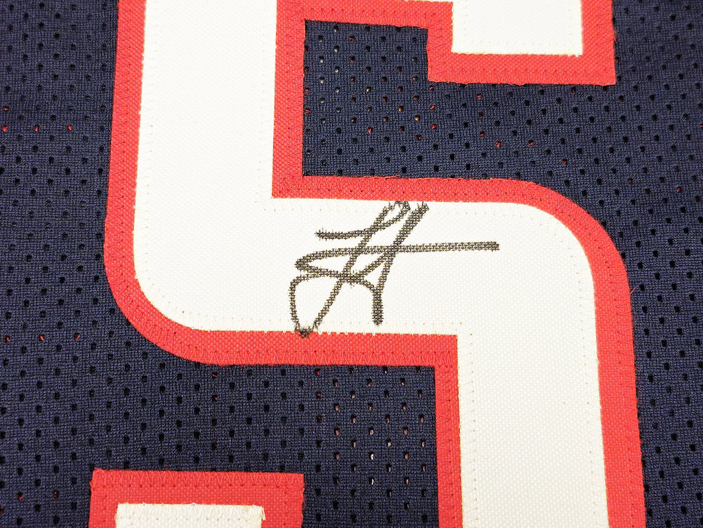 Denver Nuggets Nikola Jokic Autographed Blue Jersey JSA Image a
