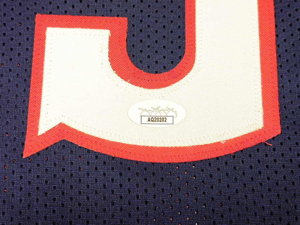 Denver Nuggets Nikola Jokic Autographed Blue Jersey JSA Image a