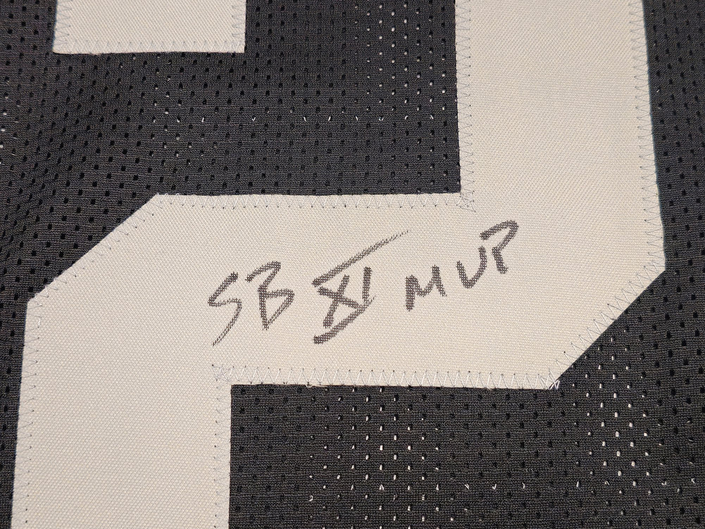 Oakland Raiders Fred Biletnikoff Autographed Signed Black Jersey "Sb Xi MVP" Beckett Beckett Witness #230002 Image a