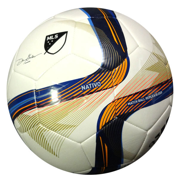 Obafemi Martins Autographed Adidas Nativo Soccer Ball Seattle Sounders Mcs Holo #90814 Image a