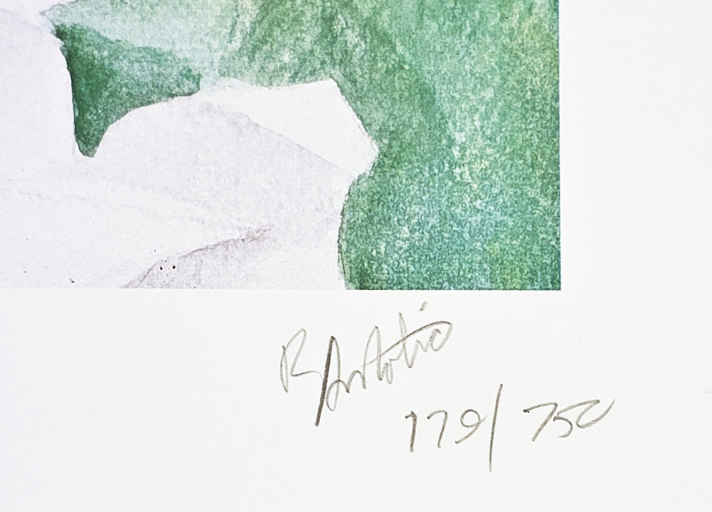 Paul Hornung Autographed Signed 12X15 Lithograph Photo Green Bay Packers Beckett Beckett Qr #216631 Image a