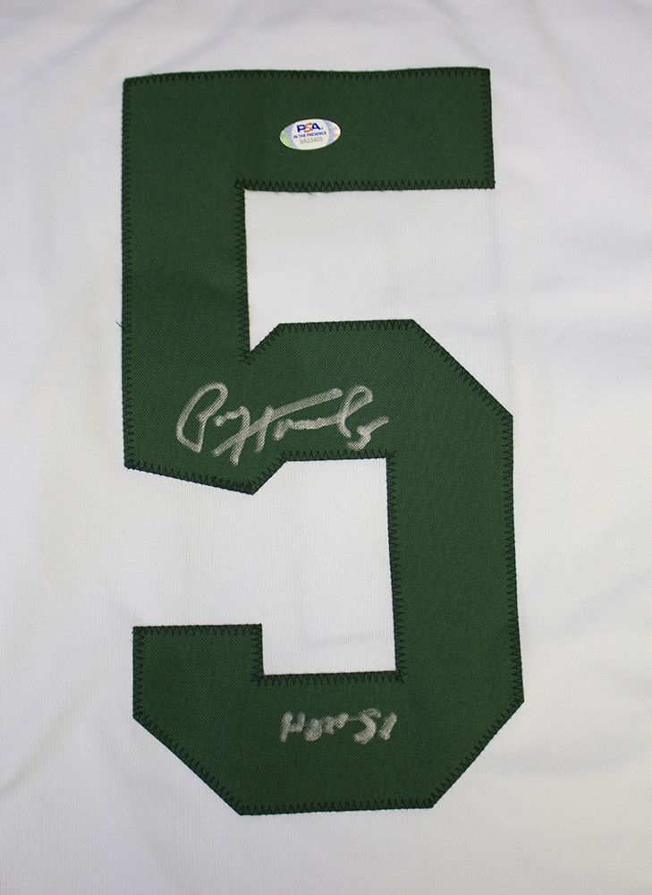 Paul Hornung Autographed Signed Green Bay Packers Road Jersey HOF Silver Ink- PSA/DNA Authentic Image a